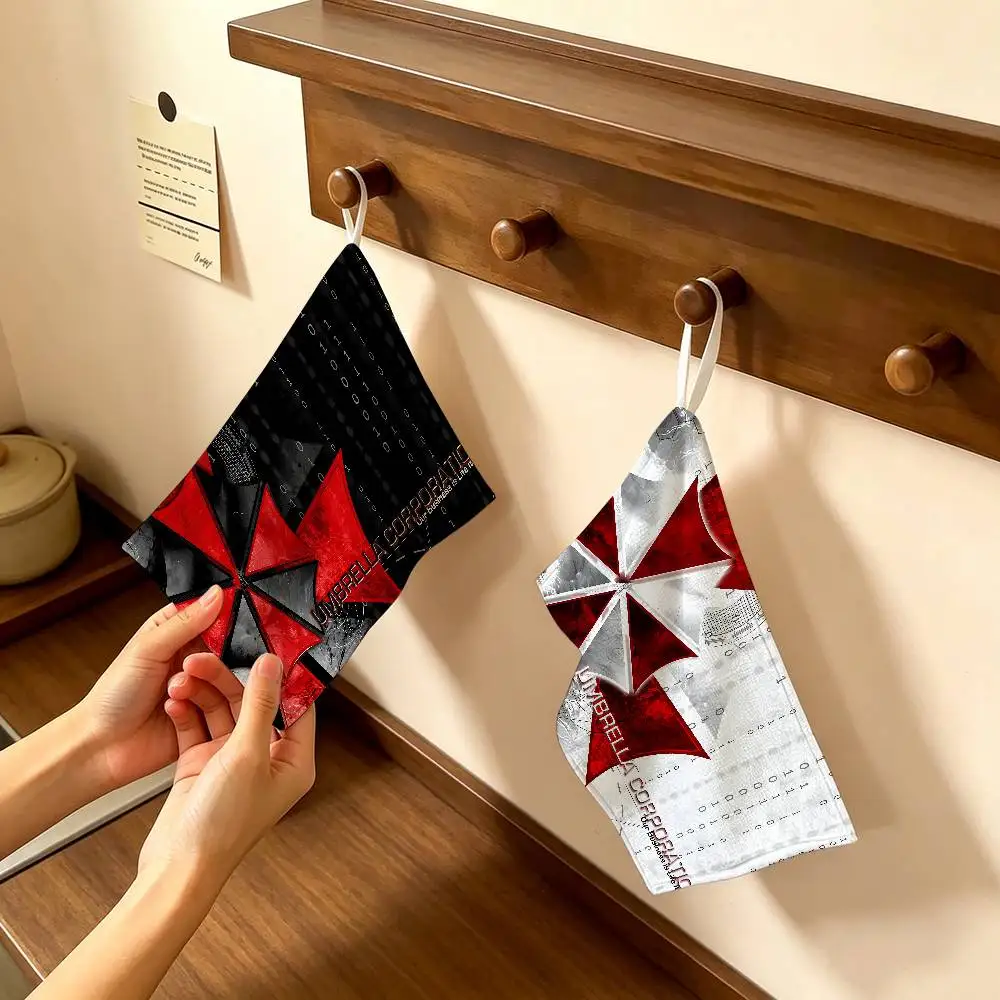 GAME E-Evils Cool R-Resident Hanging Polyester Cotton Towel, Reusable Hand Wiping Cloth, Wear Resistant for Home Kitchen Sink