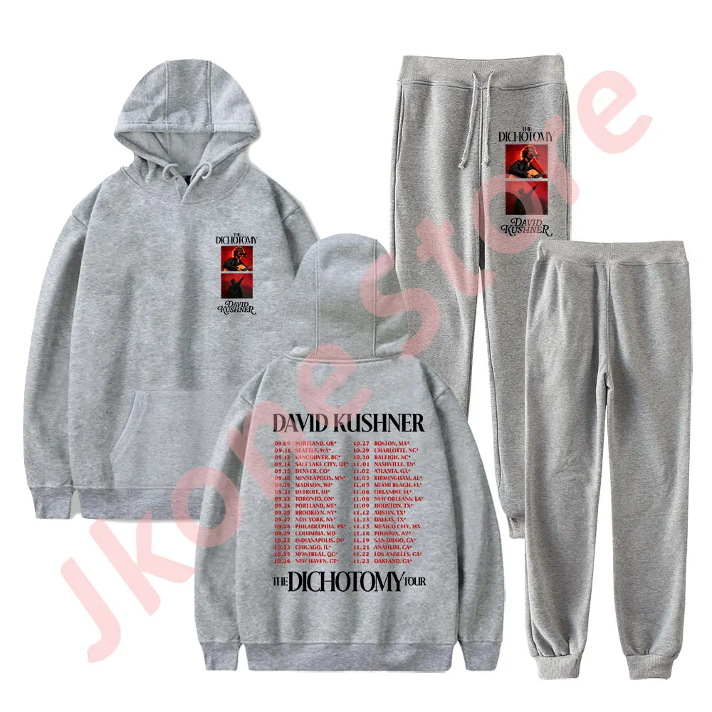 David Kushner The Dichotomy Tour Merch Hoodies Jogger Pants New Logo Streetwear Women Men HipHop Sweatshirts