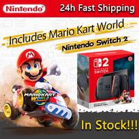 World Premiere Nintendo Switch 2 7.9'' Screen Joy‑Con Handle Enhanced Audio Adjustable Console Includes Mario Kart World