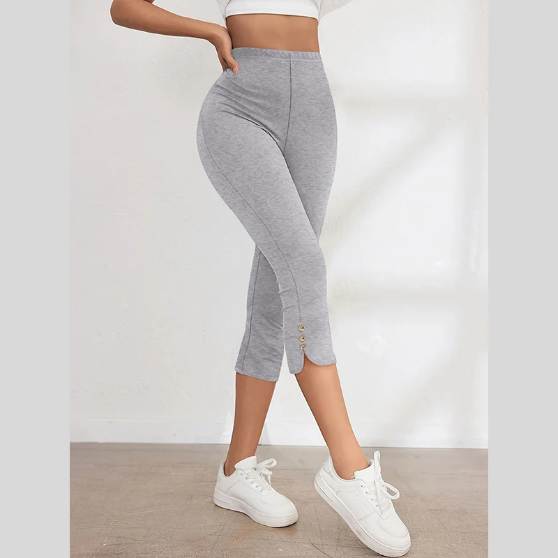 

Female Trousers Summer Hundreds of Casual Women's Trousers Skin- Friendly and Comfortable Showing Legs Longer Seven Pants