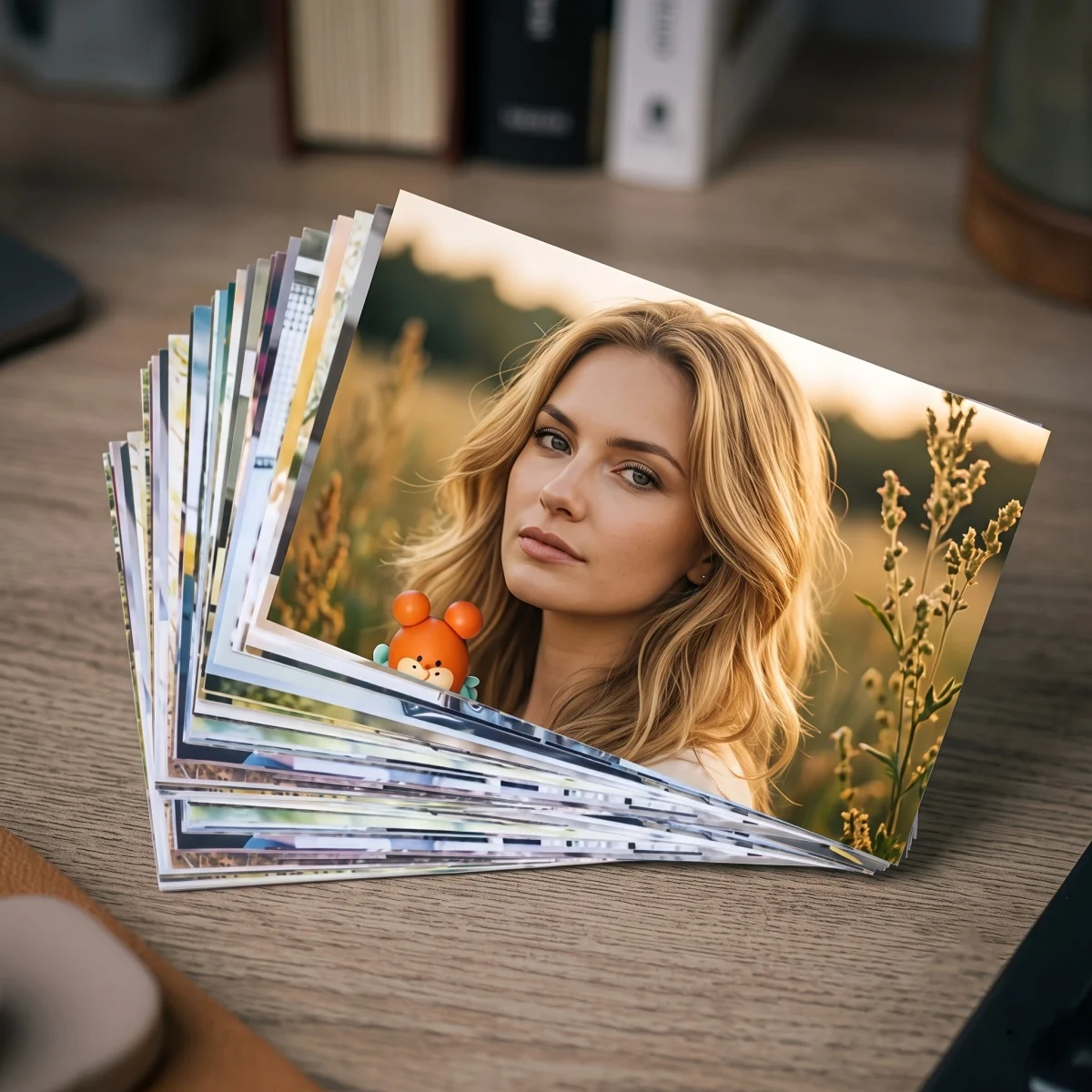 Custom photos suitable for documenting a baby's growth and family portraits; keepsakes for graduation season, travel snapshots,