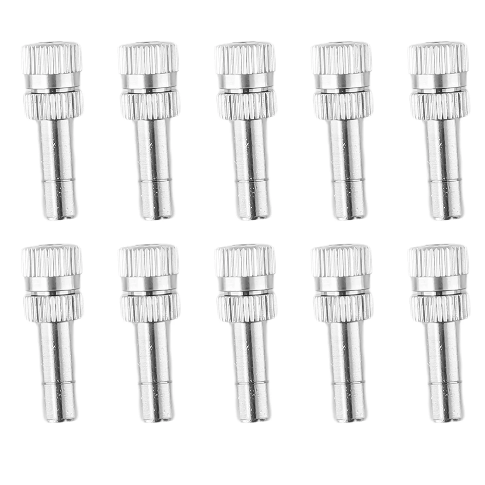 

Fast Connect Mist Fog Sprayer, 10Pcs 6mm Spray Nozzle Set, Durable Copper Material, for Home Gardens and Patios