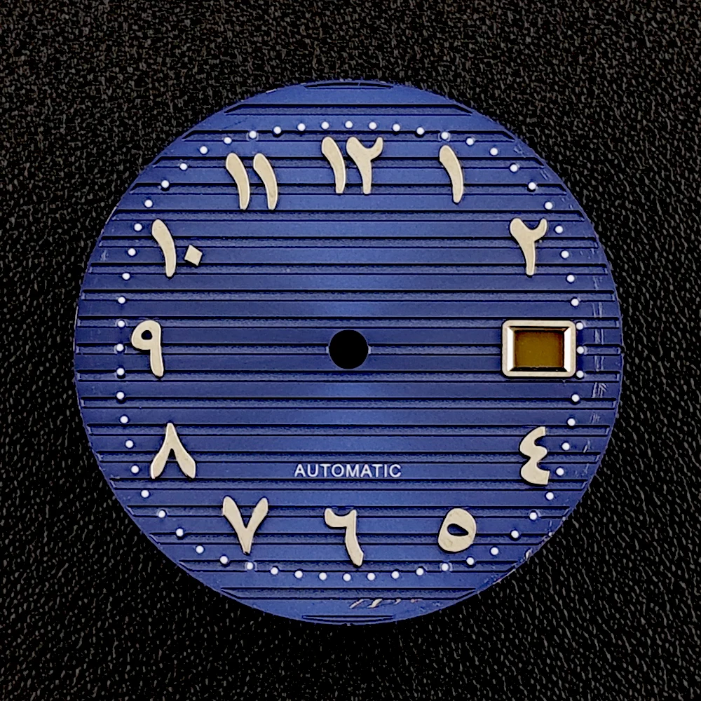 Nh35 dial logotipo personalizado relógio masculino sem mostrador luminoso adequado para acessórios de relógio de movimento nh35