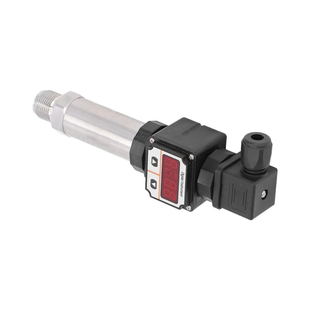0-4MPa 4-20mA Pressure Transmitter Digital Display Small Sensor 304 Stainless Steel For Industrial Process Control And Lab Testi