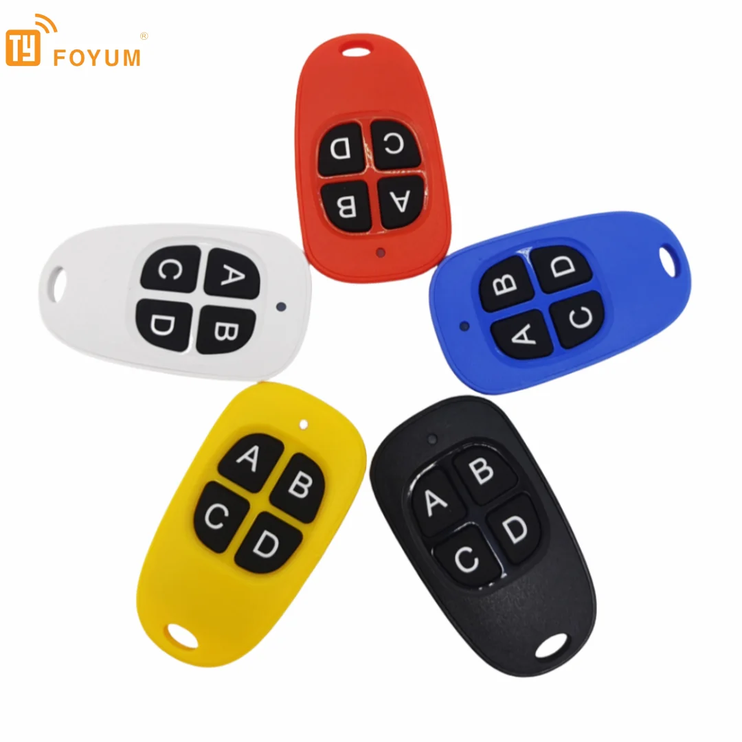 Mini New Multi Frequency Garage Gate Remote Control Copy 250-868mhz Garage Door Remote Control Clear Code Method A and C Button