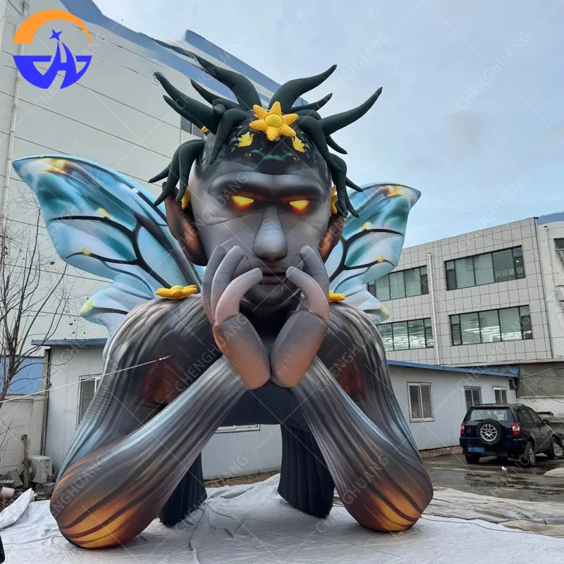 

Customized Giant Inflatable Half-body Human Model Inflatable Decoration for Music Festival Stages, Horror Doll Inflatable M