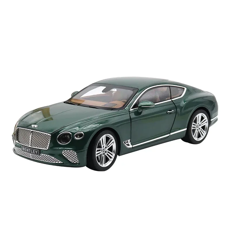 1:18 Bentley Continental GT Norev original totalmente aberto eixo de compressão de liga modelo de simulação em miniatura, decoração para adultos, brinquedo de menino