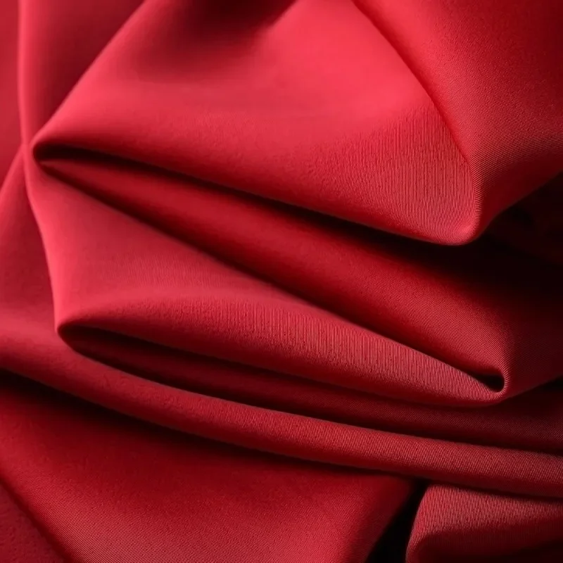 Satin Fabric Glossy Imitation Silk Creative for Cheongsam Dress Skirt Clothing Diy Sewing By The Meter Wholesale Cloth