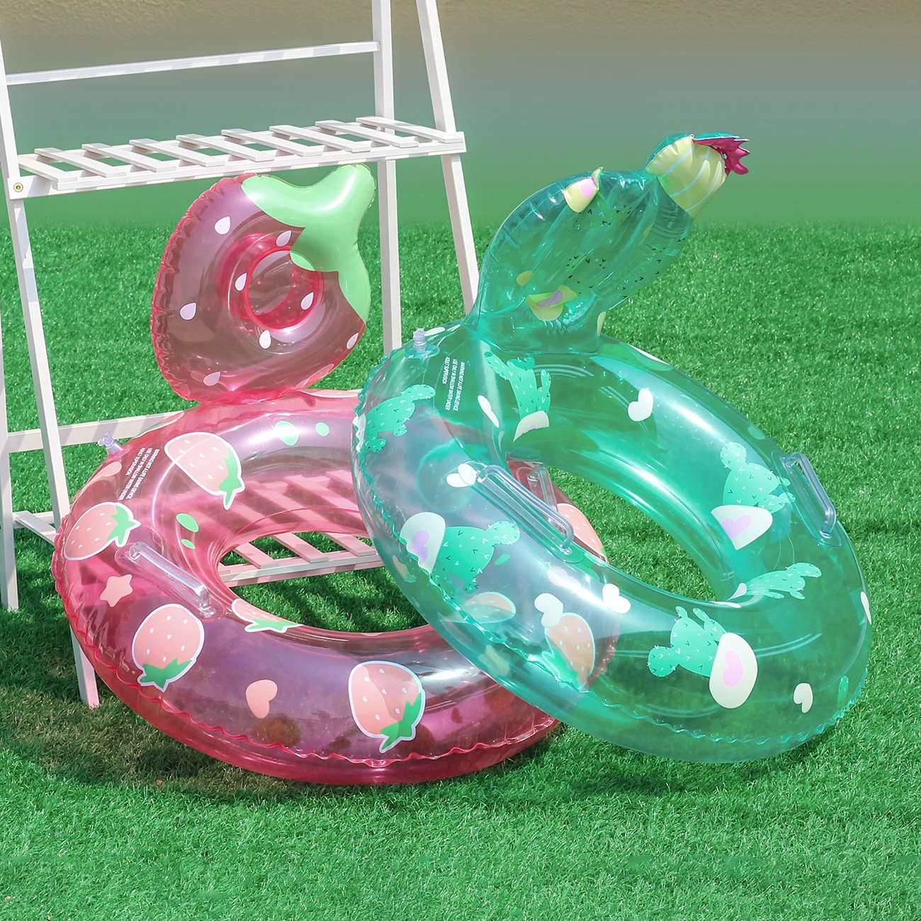Flotador de piscina inflable para adultos con forma de fruta, anillo de natación grueso de verano, adecuado para fiestas en la piscina, anillo para axila, 1 ud.