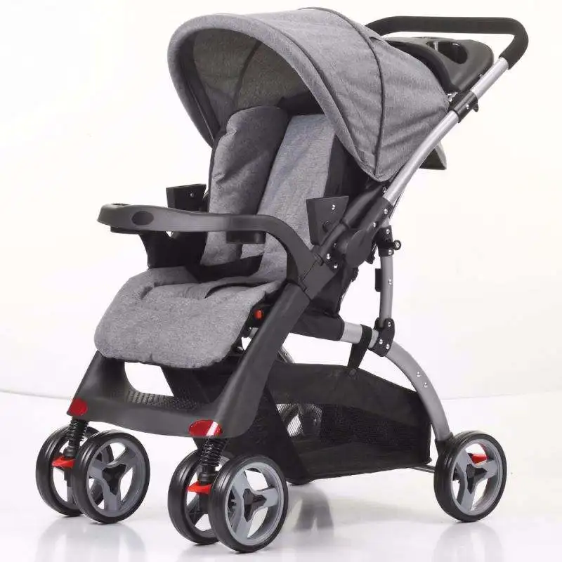 Poussette de Luxe Pliable en Aluminium pour Bébé, Avion observateur