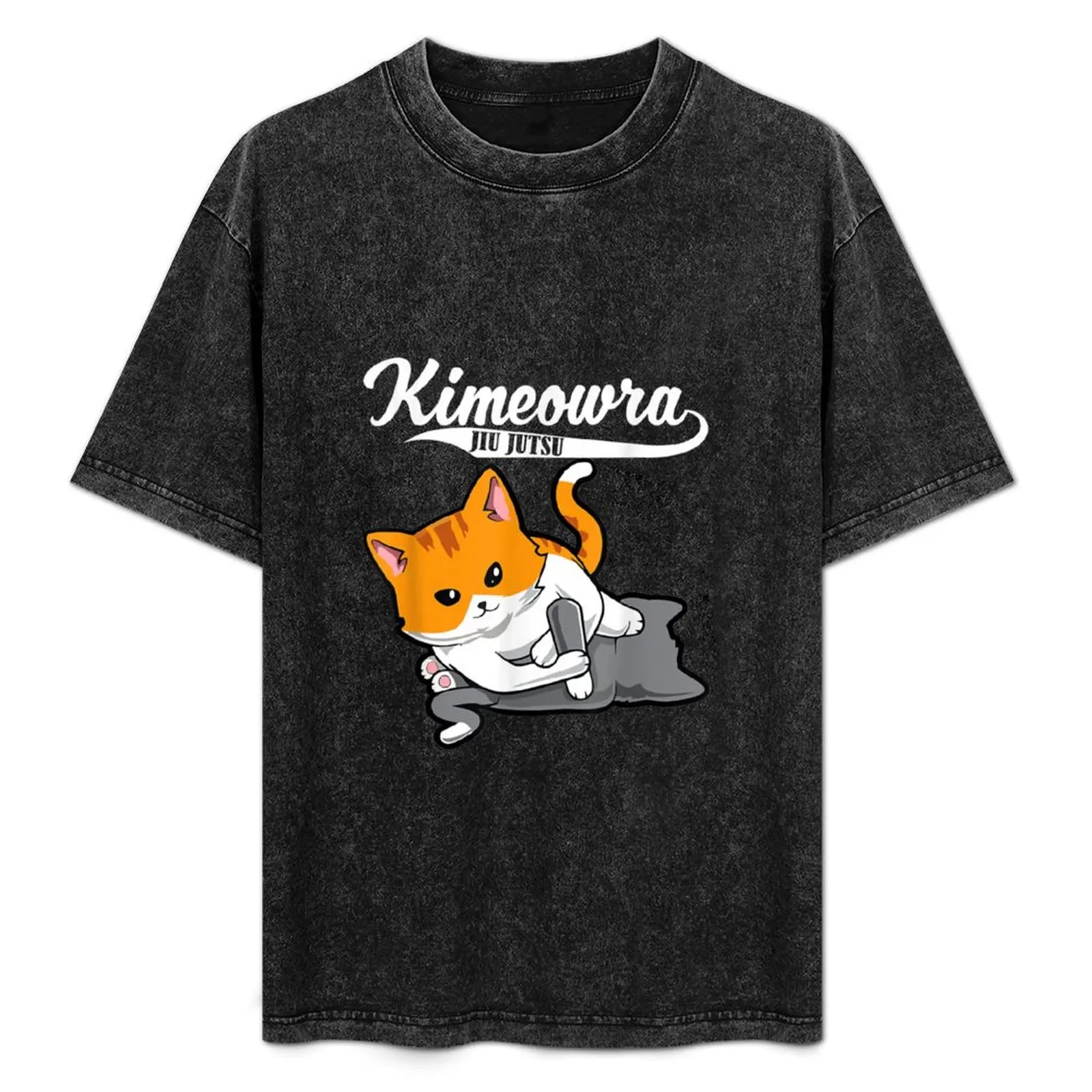 

Cat Jiu Jitsu Kimura Kimeowra Cute Kawaii BJJ Funny T-Shirt t shirt for man man t shirts cotton T-Shirt