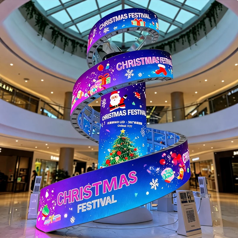 colonne-d'affichage-led-flexible-en-spirale-personnalisee-ecran-video-led-incurve-pour-centre-commercial-grande-sculpture-publicitaire-artistique-commerciale