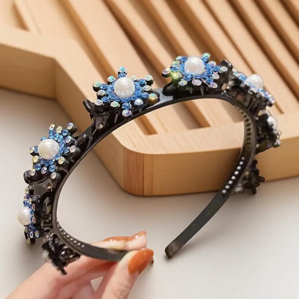 Elegant Anti-Slip Sports Headband for Women Double Bangs Hair Clip Accessories Fashion Hairband