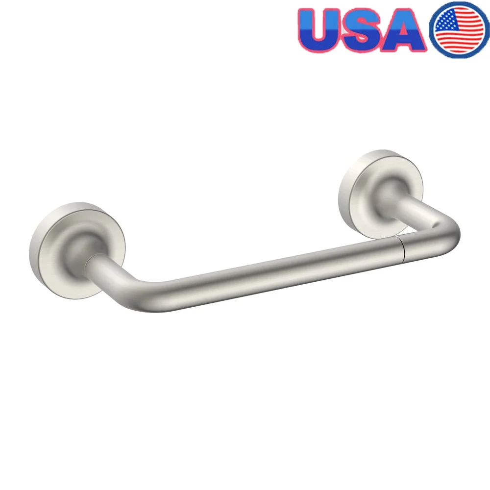 

Современный набор оборудования для ванной комнаты, атласный никель, держатель для туалетной бумаги, крючки для халатов, настенное крепление, устойчивые к ржавчине аксессуары из цинкового сплава