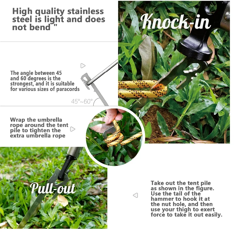 Heavy Duty Tent Stakes 4