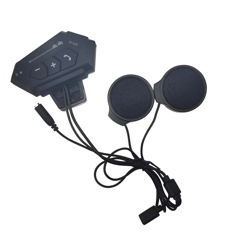 

Дешевая цена, 2-полосный мотоциклетный шлем, Bluetooth-гарнитура для внутренней связи, Intercomunicador Auriculares Casco Bluetooh BT12