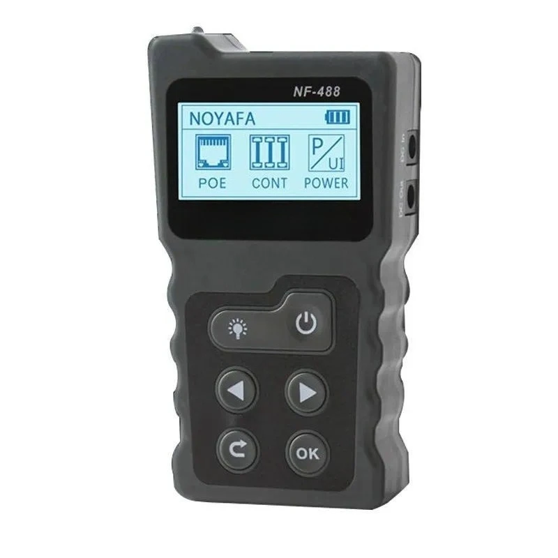 Network Tester POE Voltage Current Power Load Video Surveillance Cable Wire Tracker LAN RJ45 RJ11 Tool for Electrician