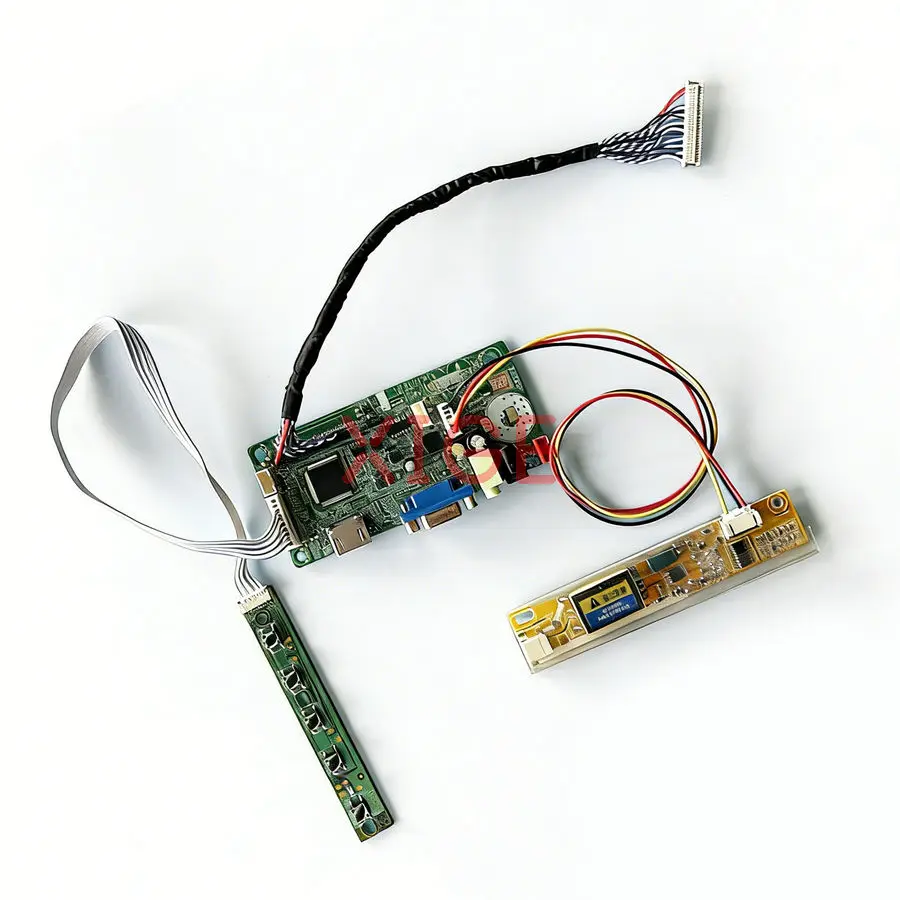 

Плата контроллера привода ЖК-дисплея подходит для LP154WX5 LP154WX2 LP154WX4 LP154W01 VGA + HDMI 1-CCFL 30-контактный LVDS 1280*800 1280x800 комплект DIY