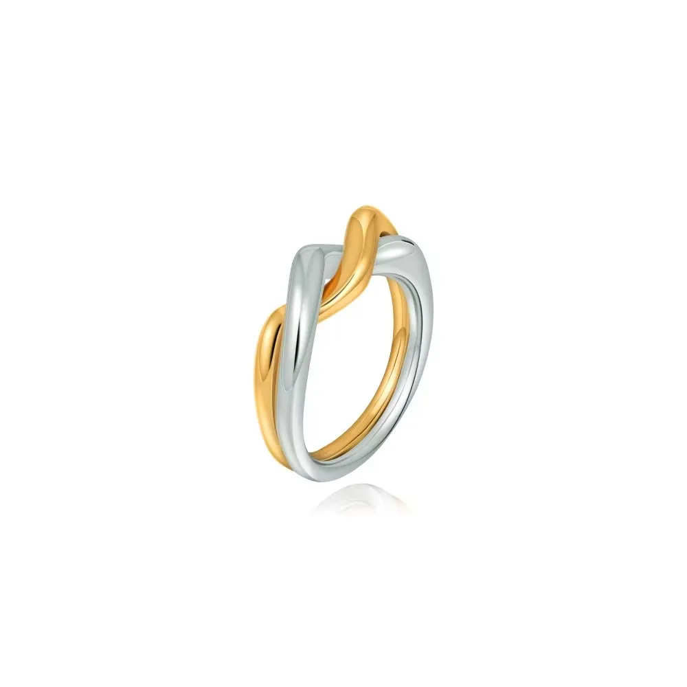 Women's Waterproof Zircon Wedding Ring, 18K Gold Plated