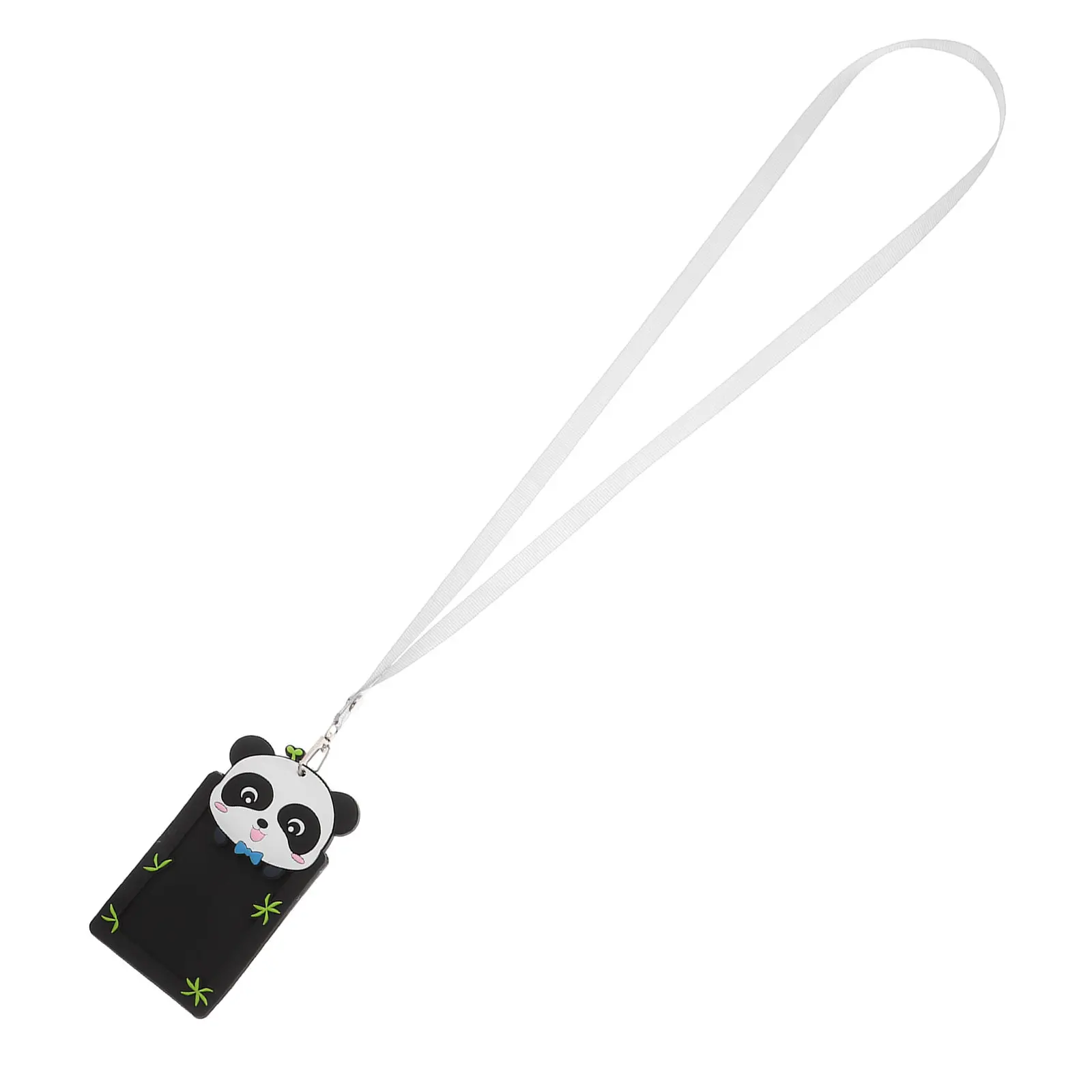 Waterproof Soft PVC Cute Cartoon Card Holder For Teacher Id Badge Holder Christmas Stocking Stuffers Lanyard Neck