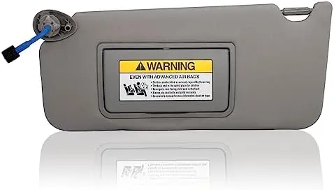 

NHILES Left Sun Visor for Accord 2008-2017 with Light - Replaces 83280-TA5-A51ZA (Grey)