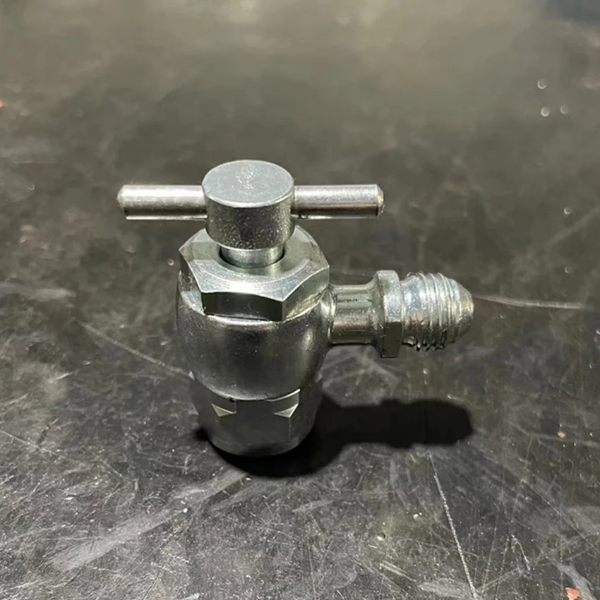 

2026RX-1/8NPT RX-7/16-20UNF Hydraulic Nitrogen Charging Tool Hydraulic Accumulator Charging Valve Gauging Assembly Kit 40mpa 15/