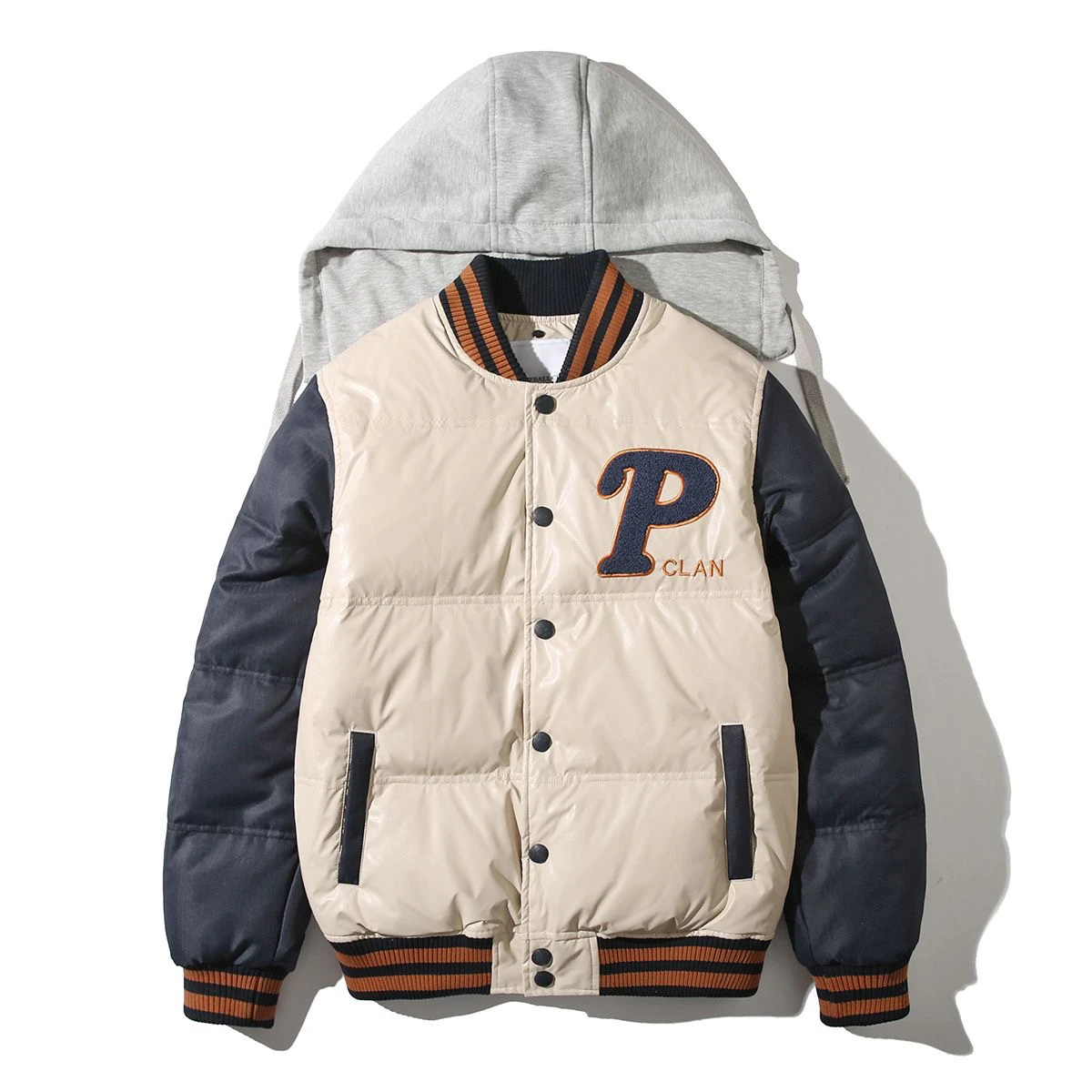 겨울 후드 칼라 두꺼운 스웨터 모자 분리형 칼라 Drawstring 모자 성인 남성 여성 학생 면화 의류 액세서리