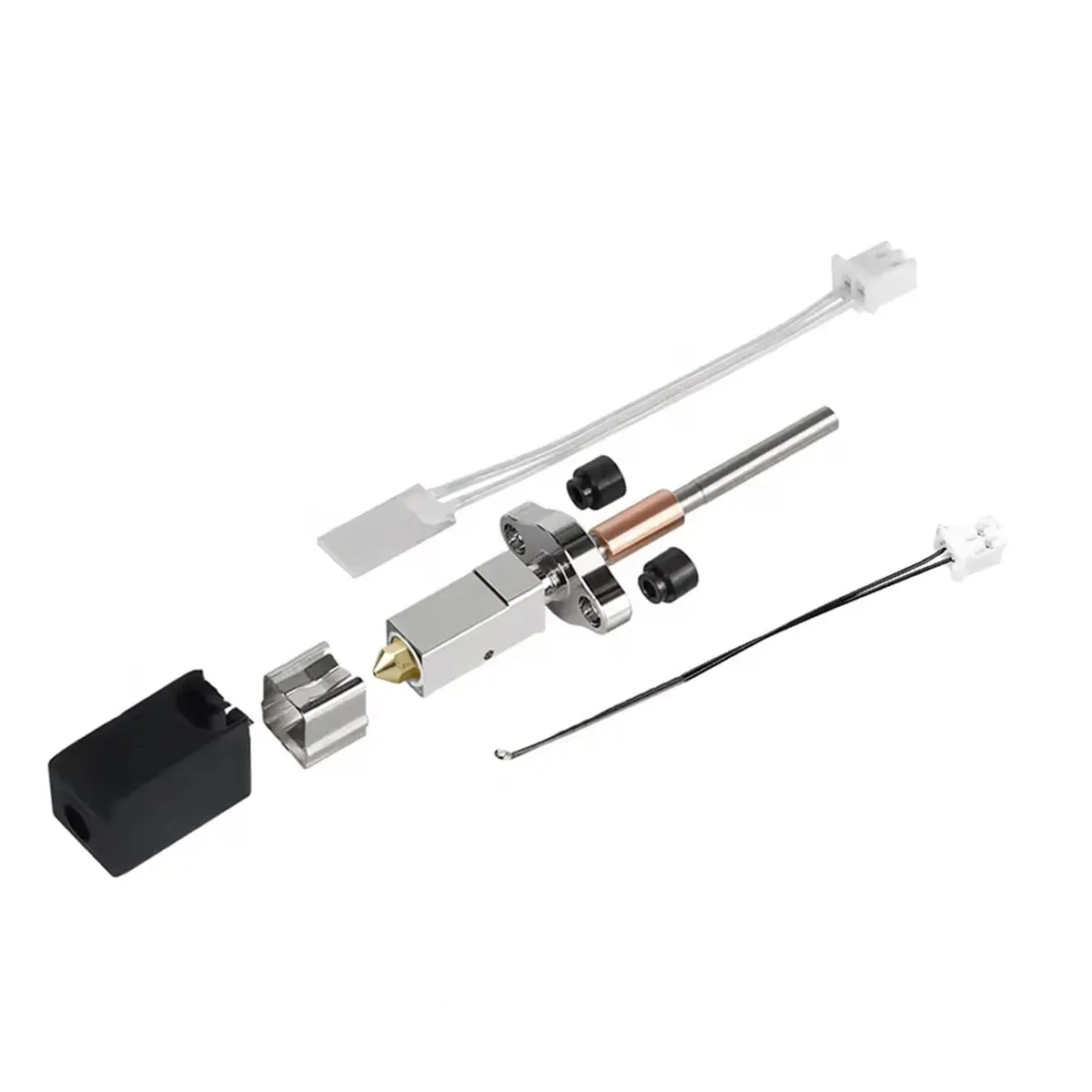 Upgrade Hotend Kit for K1C Hotend Replaceable Nozzle Brass 0.4mm for K1 MAX Hotend Kit 3D Printer