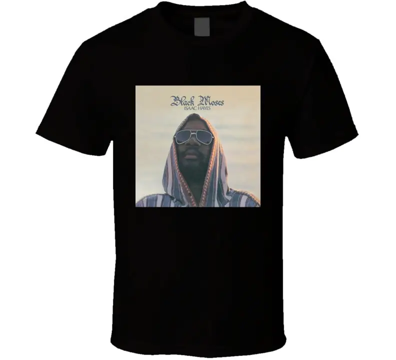 Isaac Hayes Black Moses Album Cover T Shirt