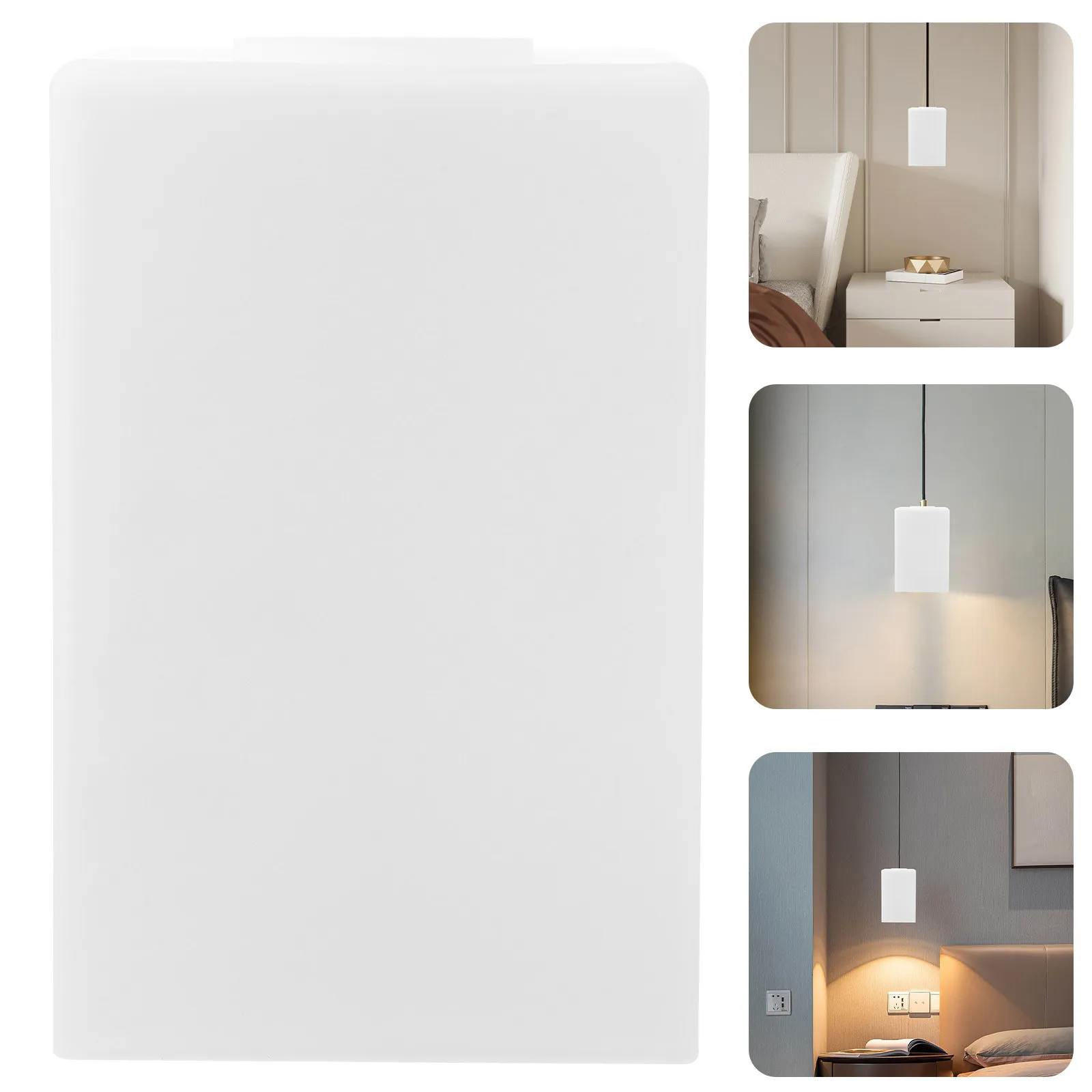 Replacement Glass Lamp Shade Simple Delicate Design for Hanging Light Pendant Ceiling Lamp Fixture Wide Application Home Decor