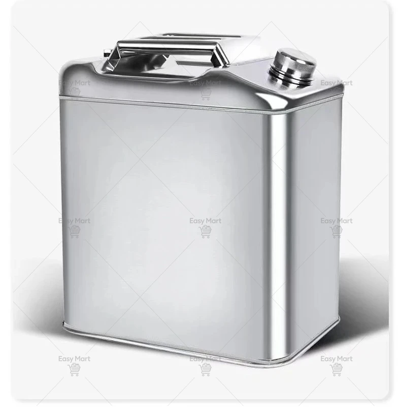 1pcs Thickened 304 Stainless Steel  Drums, 30-liter, 20-liter, 10L  Drums,  Cans,  Drums Fuel Tanks