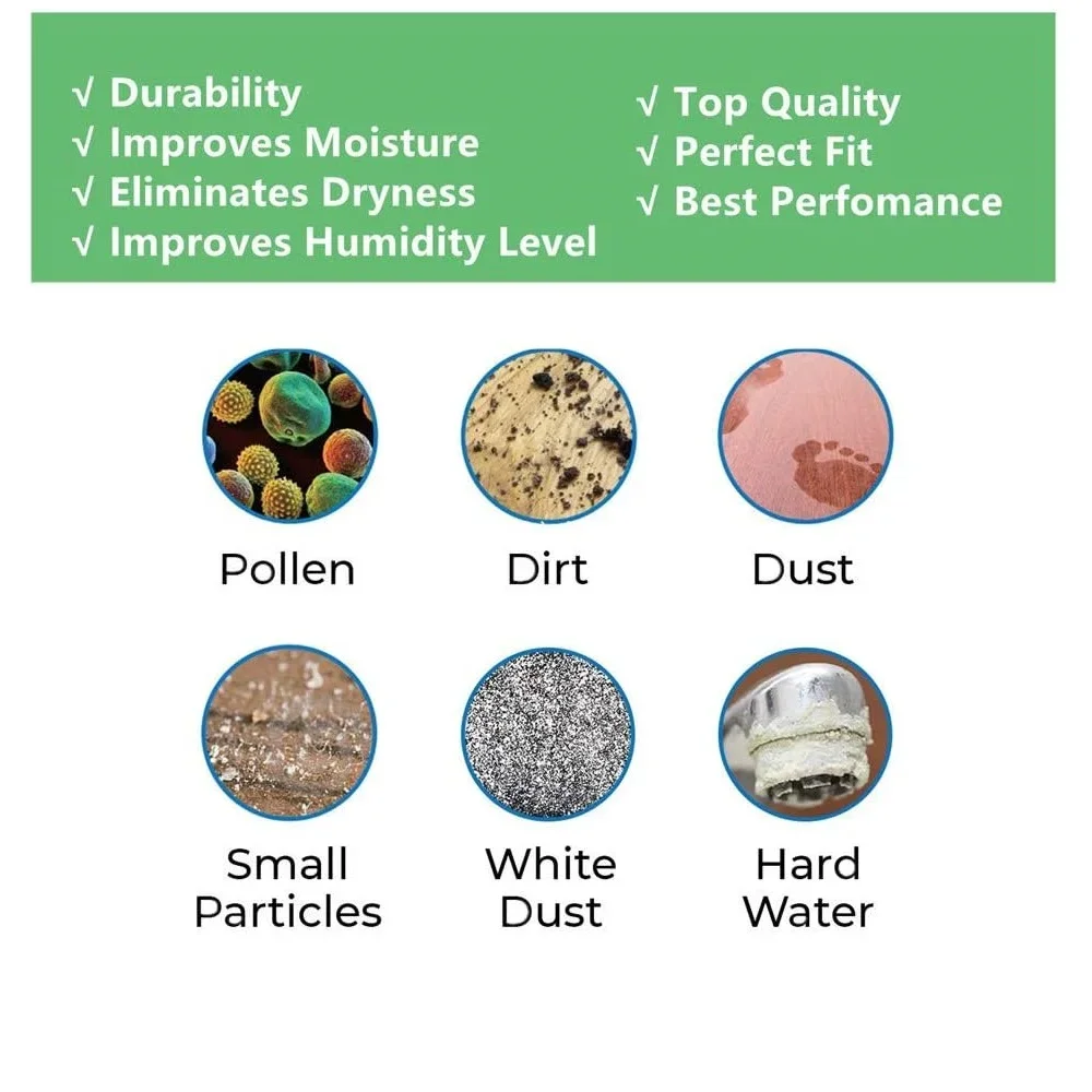 Влагоотводящие фильтры увлажнителя, 6 шт., совместимые с Honeywell HAC-504, HAC-504AW,HCM-350,HCM-300T,HCM-600,HCM-710,HCM-315T