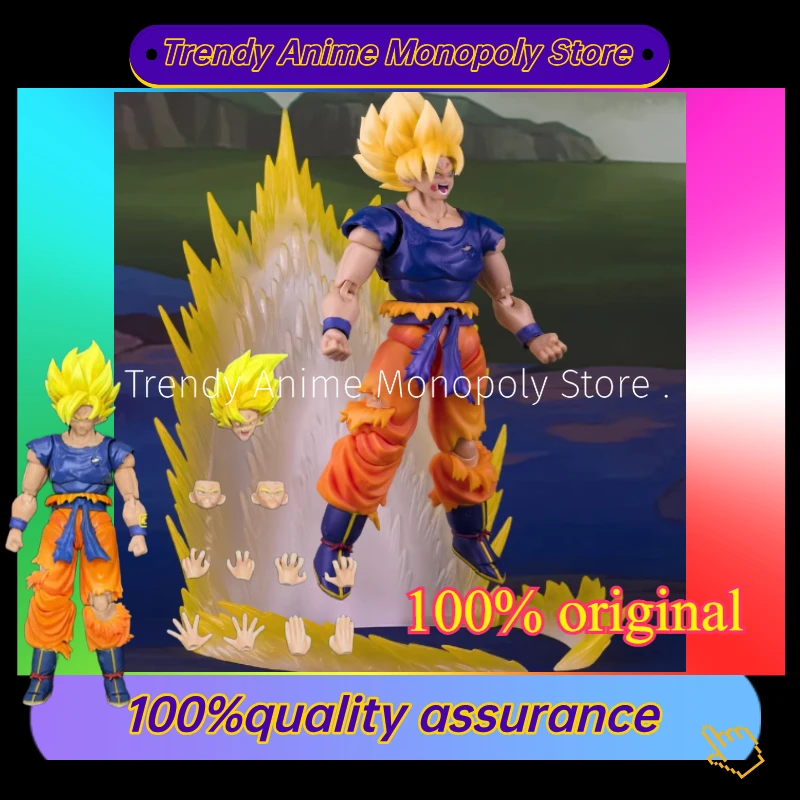 

Demoniacal Fit Son Goku figura Dragon Ball Z SHF Goku estatuilla Fury Awakening Anime figuras de acción modelo juguete para