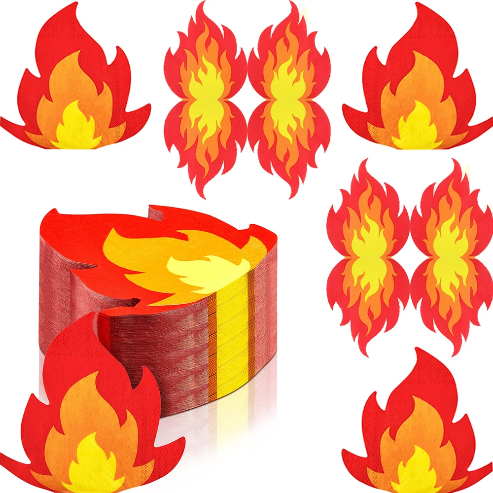 Feuer Party Dekoration Folie Feuerwehr auto Geburtstag Nummer Luftballons Flamme Serviette Banner Kinder Feuerwehr mann Feuerwehr mann Party Gunst Lieferungen – Detail 23