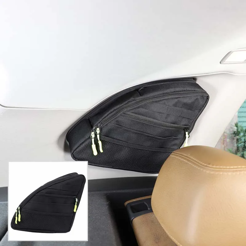 

For BMW X1 E84 2010-2015 Oxford cloth black Car styling trunk side window tool storage bag car interior modification accessories