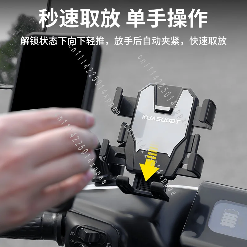 Mobile Phone Holder Battery Car Takeaway Sunshade Navigation Bracket Fixed Bracket Waterproof Small Helmet Mobile Electric Car