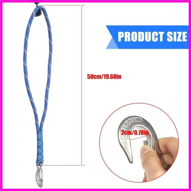 57BE WEATHER FLEXIBLEBLUE HAMMOCK ATTCHITMENT ROPE MOTHER SHOUTEM พร้อมเบ็ดสำหรับเก้าอี้แขวนต้นไม้กลางแจ้งและกิจกรรมสนามเด็กเล่น