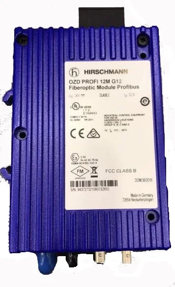 2026Hirschmann  OZD Profi 12M G11 Electrical/optical Interface Converter for PROFIBUS-field Bus Networks