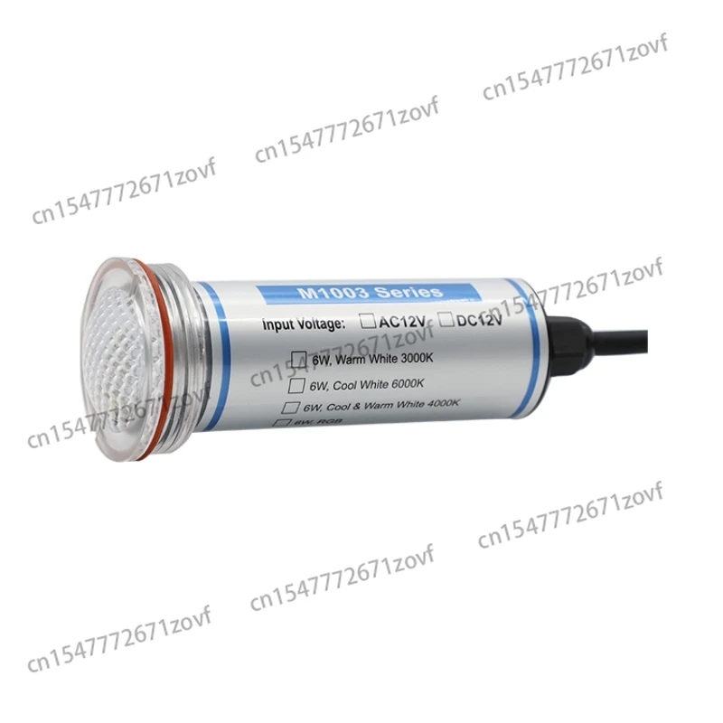 12V 12W 1.5 Inch Nicheless Pool Light IP68 Underwater Lamp RGBW Multi Color Pool Light Replacement