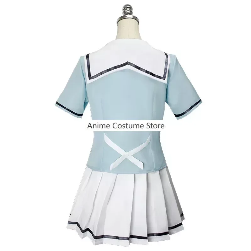 Unisex Anime Cosplay BanG Dream! Toyama Kasumi Sailor Cosplay Costumes Halloween Christmas Party Blue Skirt Uniform Sets