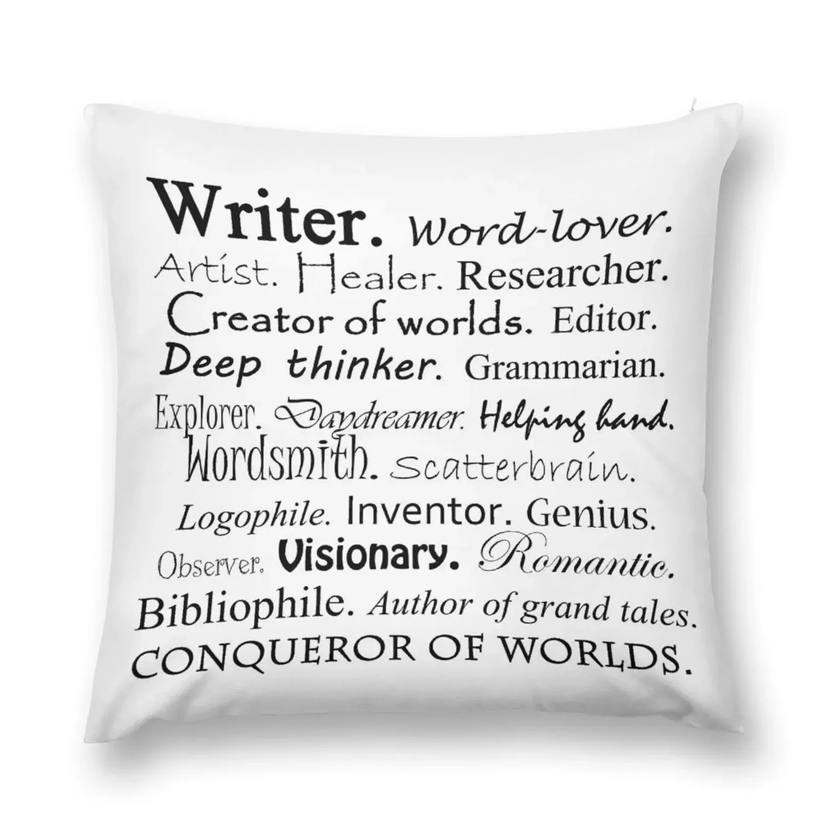 Writer Description Throw Pillow Decorative Cushions For Luxury Sofa Sofa Cushions Sitting Cushion covers for pillows pillow