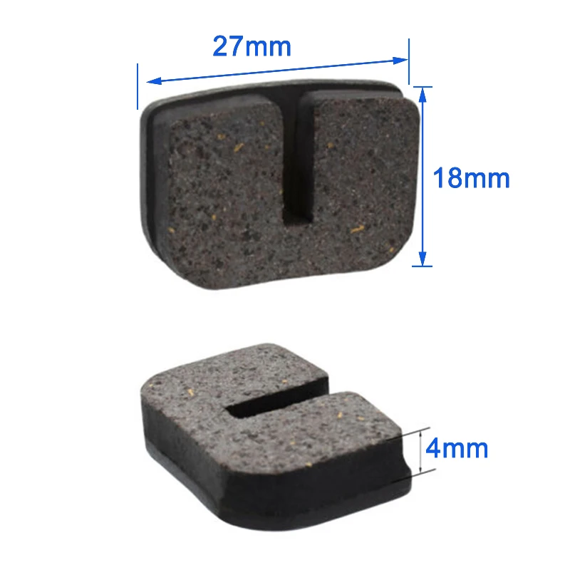 Mini Brake Pads Motorcycle Scooter 2-Stroke 4 Pairs 43cc 47cc 49cc Accessories Bicycle bike Caliper Iron Useful