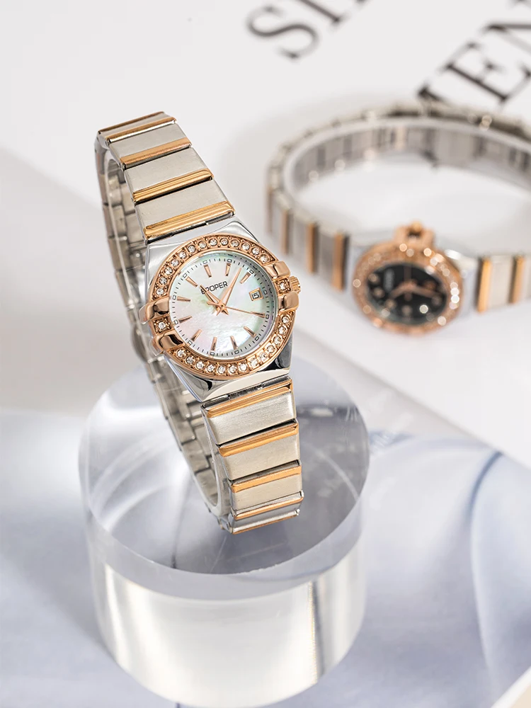 

New High-End Selected Watches, Fashionable And Luxurious, Round Dial, Exquisite And Simple Design, Quartz Watch For Women.