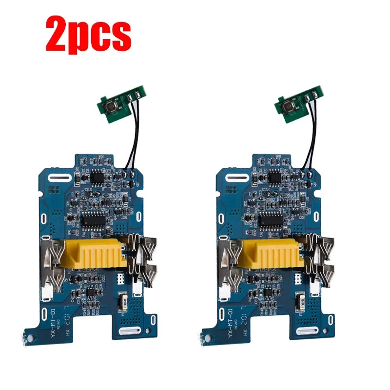 2Pcs Replacement Charging Protection Circuit Board Battery Indicator for Makita 18V Li-ion Battery Protection Board BMS PCB Part