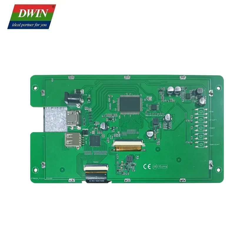 2026 7 Inch  LCD Monitor HD-MI Industrial Capacitive Touch Screen Suitable for Windows Raspberry Linux Ubuntu
