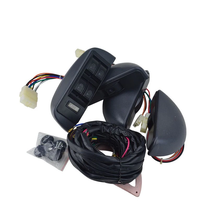 Universal Glass Lifter Front And Rear Door Modification Four Door Electric Switch Wiring Harness Driver's Seat Button Buttons