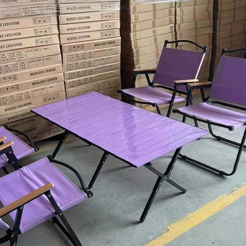 

Minimalist Lounge Outdoor Table Ground Leg Camping Dining Outdoor Table Modern Bistro Zestawy Mebli Ogrodowych Patio Furniture