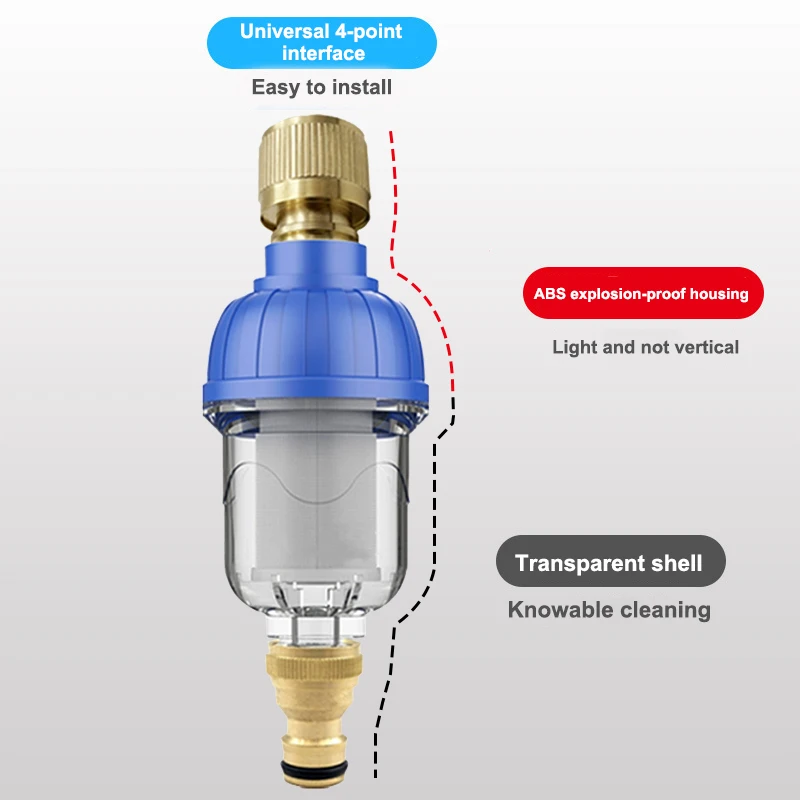 1 ชุด Caravan กรองถังน้ําบรรจุ Pre-Filter กลางแจ้ง RV ก๊อกน้ําสิ่งสกปรกแรงโน้มถ่วงเติมเครื่องกรองน้ําภายนอก RV อุปกรณ์เสริม