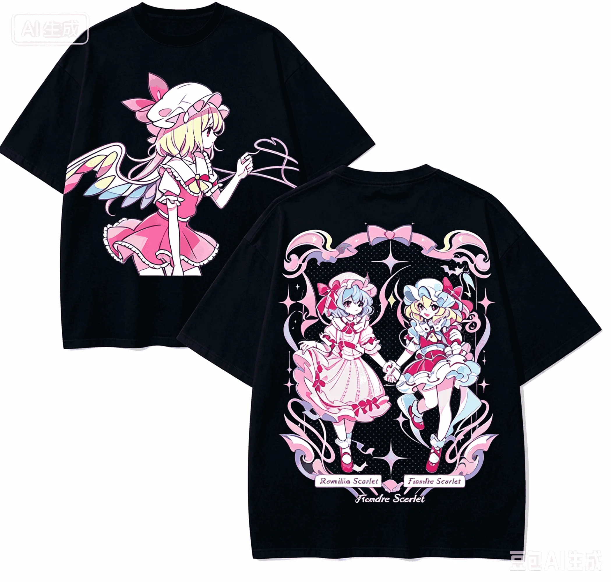 Touhou Project Anime Lover T-shirt Harajuku Cotton New Model High Street Retro Fashion Oversized Unisex Classic high quality tee