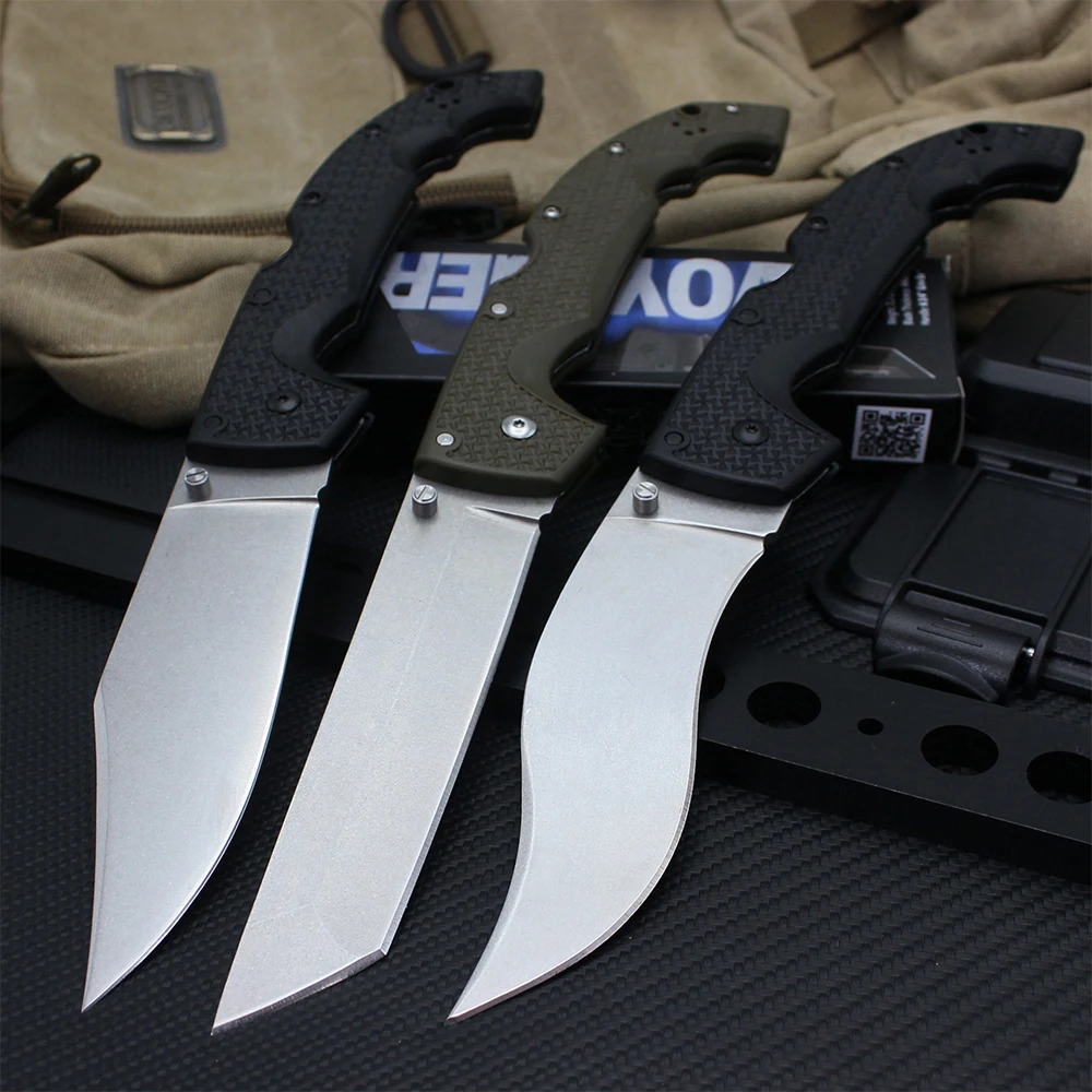 Voyager 12.26\'\' Large Multipurpose Combat Folding Knife 9cr18mov Blade Outdoor Military Survival Rescue Hunting Knives EDC Tools